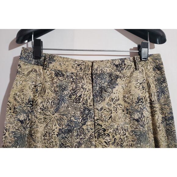 Peruvian Connection Vtg Batik Dye Slim Fit Straight Leg Pants Womens Size 6 - Picture 3 of 8